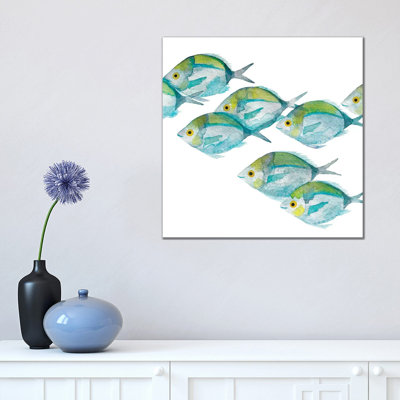 Fishes - Wrapped Canvas Painting