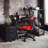 Black Writing Desk, with Upper Shelf-768452777