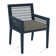 Chaise avec accoudoirs Glinda