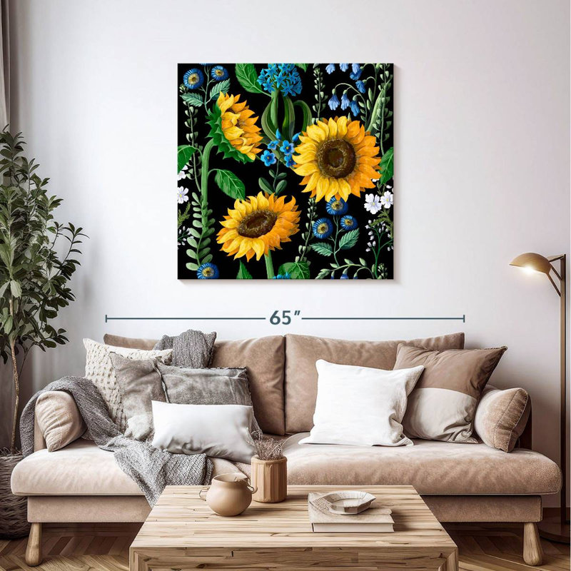 Harnek Spring Garden Flowers, 39" H x 39" W