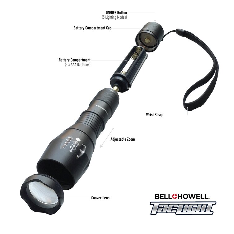 Bell & Howell Set of 4 Torch Handy Lantern and Flashlight 