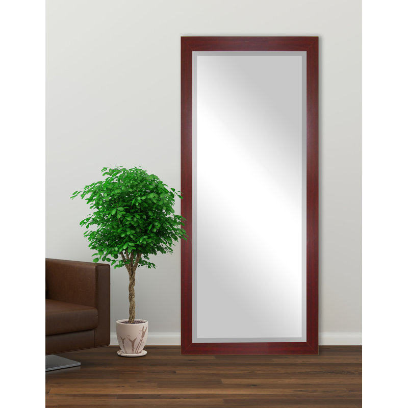 Miroir pleine grandeur Henslee, Acajou foncé, H 71 po x l 30,5 po