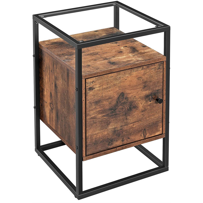 Wendell 40cm W Manufactured Wood Bedside Table