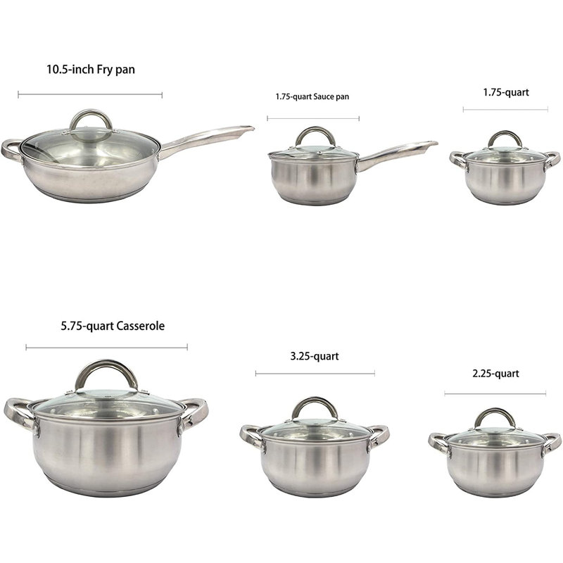 12 - Piece Cookware Set