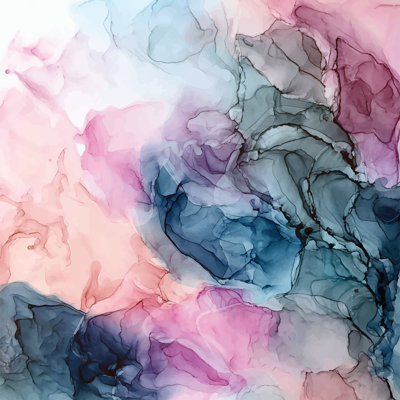 Elizabeth Elizabeth, pastel céleste abstrait 1