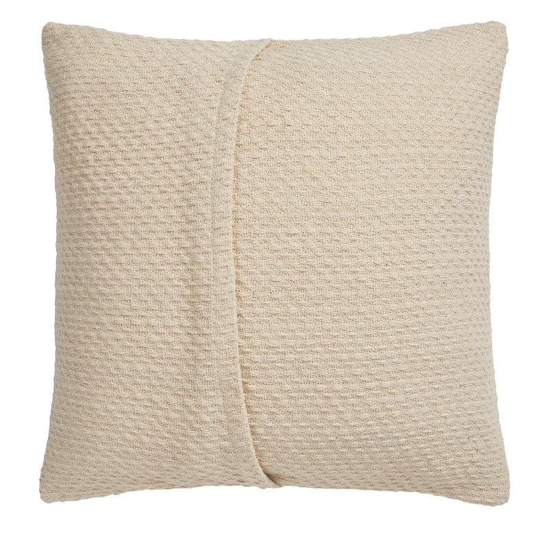 Hermbusche Square Throw, Cream, Cushion Cover Only - No Insert