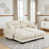 Beige+2 Seat+2Ottoman