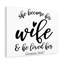 Became His Wife Genesis 24:67 - Wrapped Canvas Print-64192619