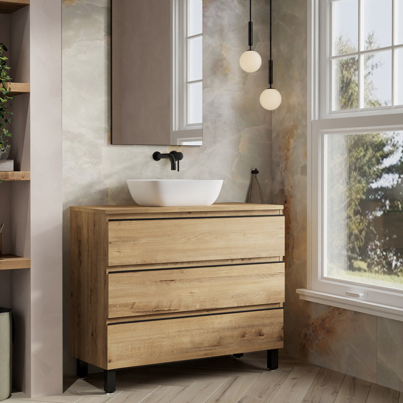 Sabree 1mm Double Bathroom Vanity with Basin