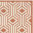 Arneshia Geometric Beige/Terracotta Indoor/Outdoor Area Rug-20794434