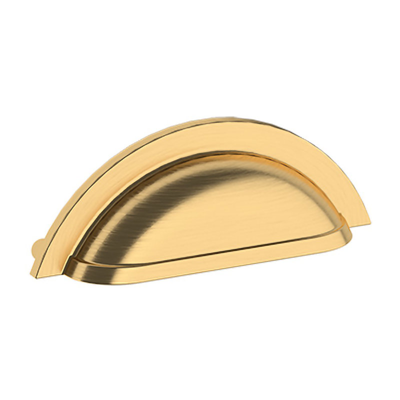 4424 Cup Pull, Satin Brass