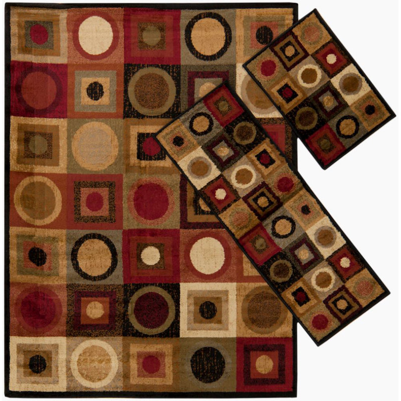 Hadik Machine Woven Area Rug