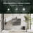 30" Single C.Ash Bathroom Vanity Wall-mounted Floating Vanities with Matte Black Resin Stone Top,2 Drawers Modern-690253350-690253407