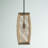 Dubai 1 - Light Gray Iron Silk Single Pendant