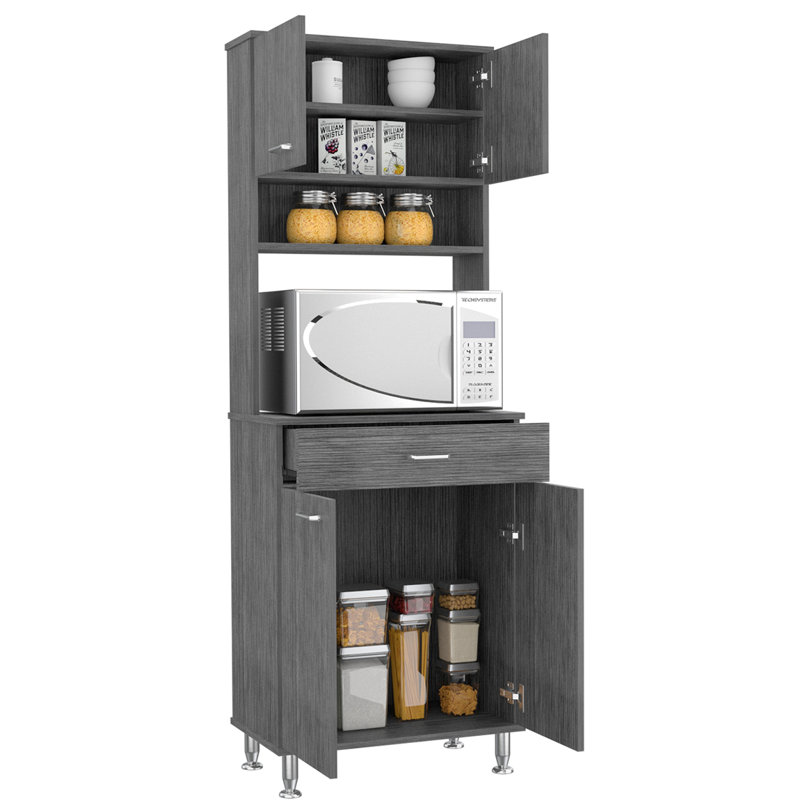 Armoire à double porte Pantry, Gris