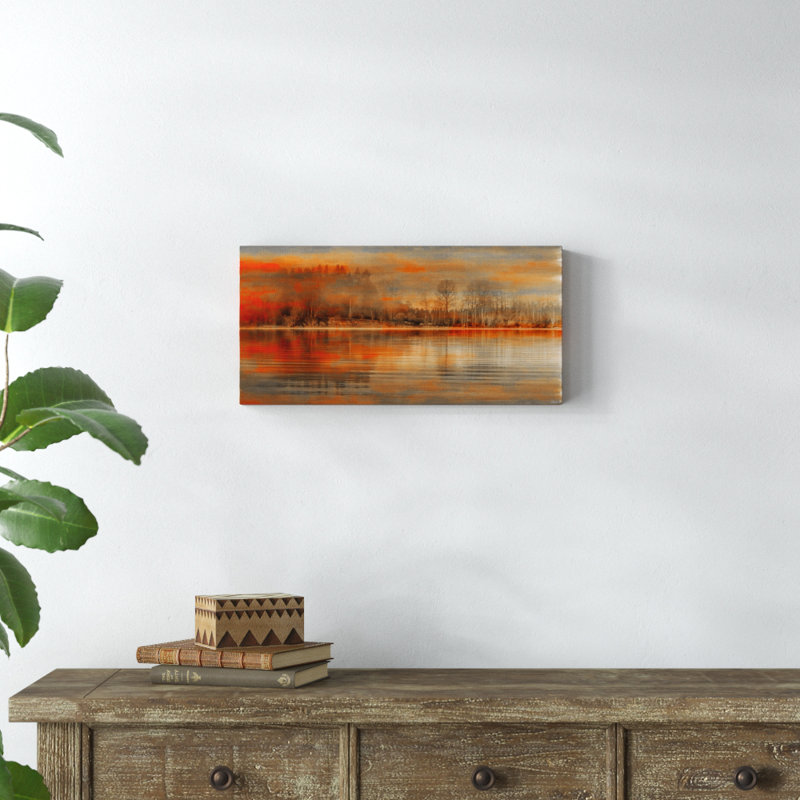 Serenity by Parvez Taj - Wrapped Canvas Painting, 30cm H x 61cm W