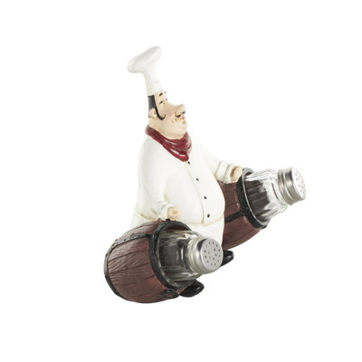 Support à salière et poivrière Figurine Chef