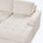 Sectional Sleeper Sofa Bed with Lounge Chair, USB and Type-C Interfaces-1866886681