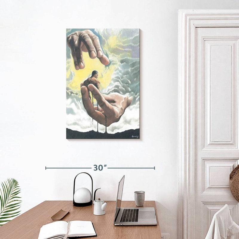 Adella Creation Of Man, 30" H x 20" W