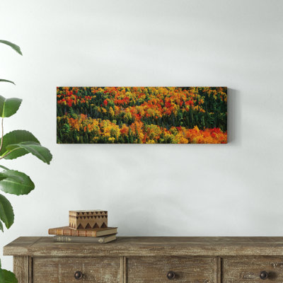 « automne landscape ii », porcupine montagnes wilderness state park, upper péninsule, michigan, usa, reproduction de photo sur toile tendue
