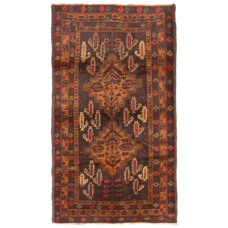 Wigley Brown Rug 3'3" x 6'0"