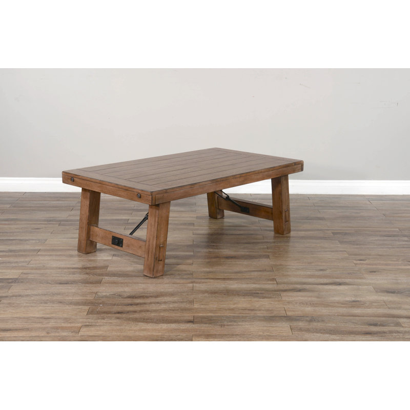 Rianne Solid Wood Top Coffee Table