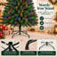 Arbre de Noël artificiel vert 6 pi avec 250 lumières DEL, télécommande et branches articulées