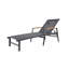Ensemble de 2 chaises longues d'extérieur réglables avec structure en aluminium (sans oreiller)-167025376