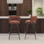 Annemarie Upholstered Counter Stool with Metal Frame-1745609440