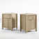 Arrilla 25'' 2 - Drawer Nightstand with Built-In Outlets