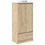 Cabinet With Drawer 55.5X34x119.5 Cm Engineered Wood-1786643919