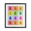 «Candy Bears Rainbow», reproduction encadrée sous verre, design par Lish Creative-1224877886-1224877884