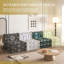Canapé modulaire en velours bohémien Dakota Fields-131207401