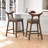 Fulda Upholstered Counter Stool with Solid Wood Frame-1599831171
