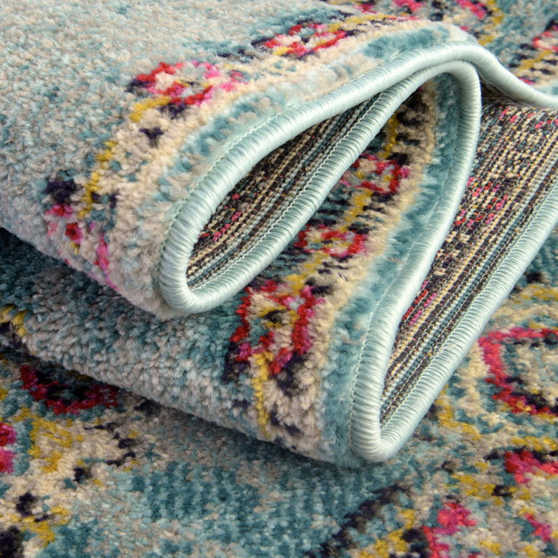Colfin Washable Oriental Indoor Rug, Runner 2'2" x 6'9"