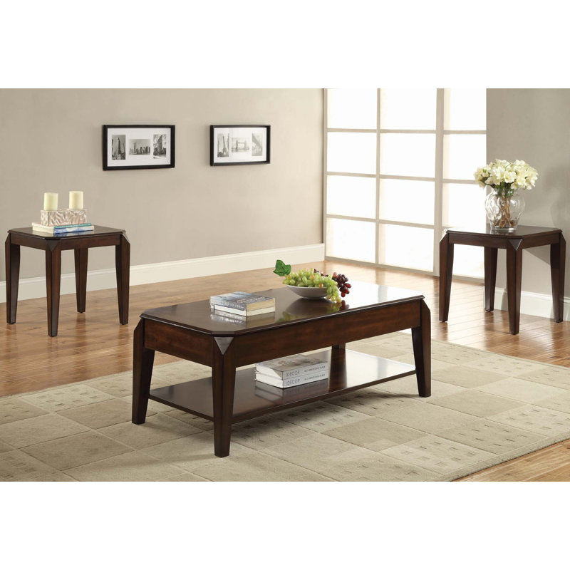 Table basse avec plateau relevable
