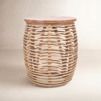 Kiyana Solid Wood Top End Table