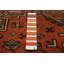 Tapis unique en cuivre fait à la main 3 pi 3 po x 10 pi 11 po Konya Anatolian