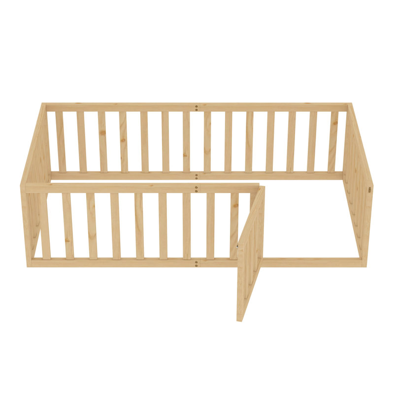 Lit simple en bois Fanelle