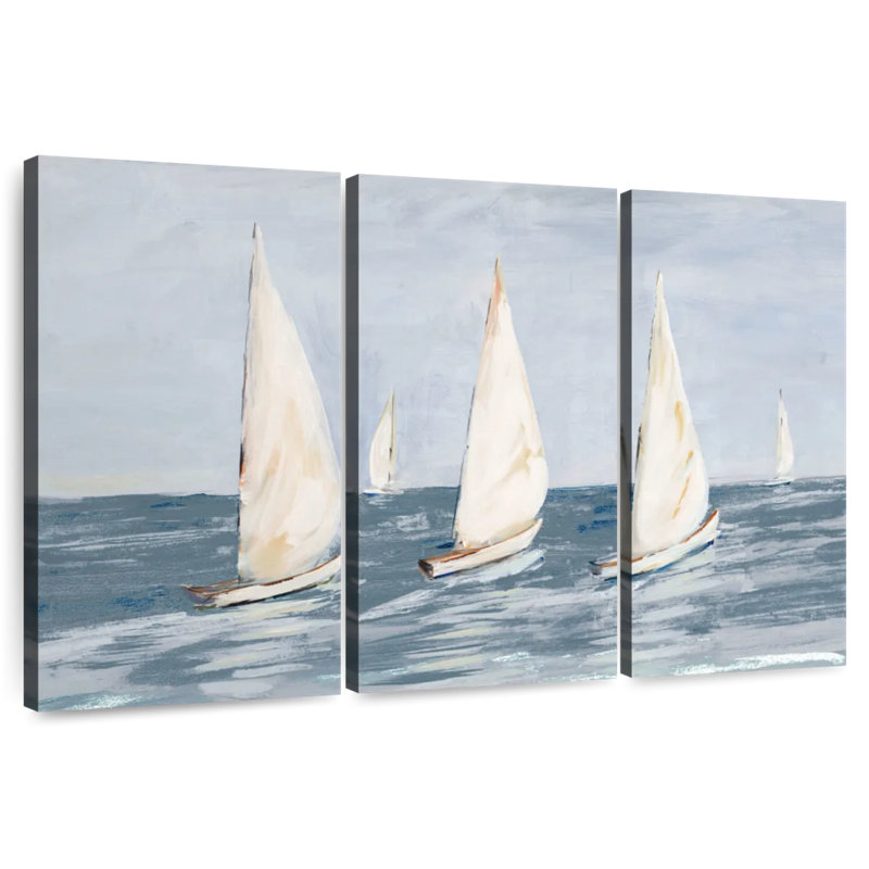 Aletra Sailing Calm Waters II, 48" H x 74" W