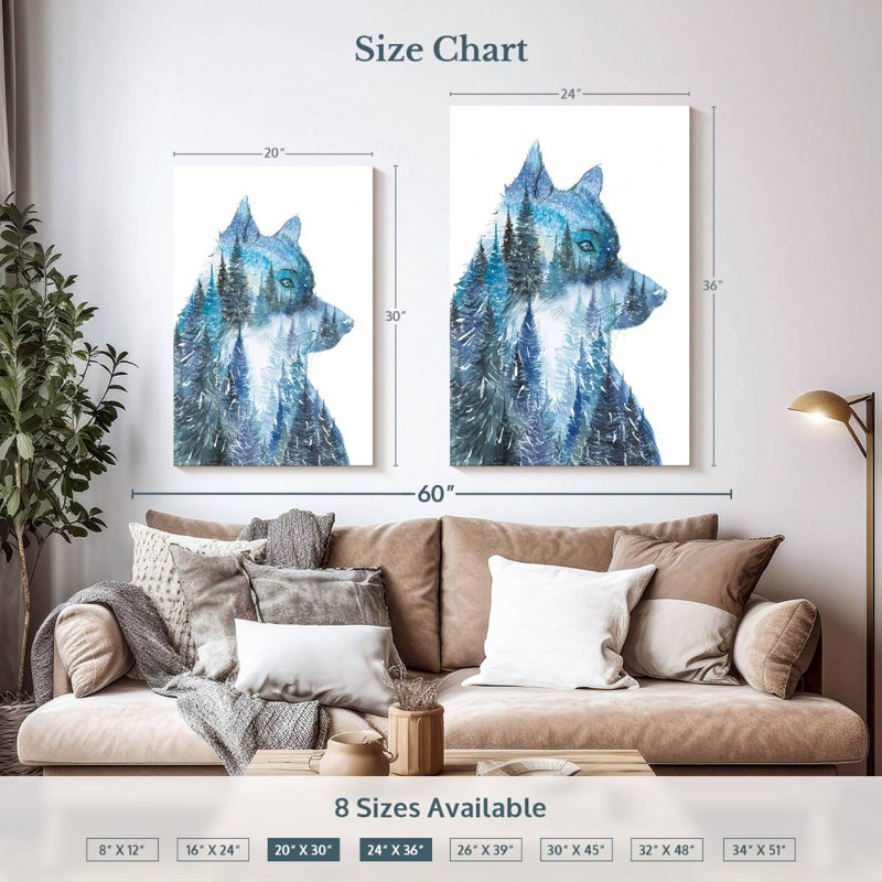 Brampt Nature's Wolf, 36" H x 24" W