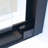 56-60"W X 75"H Double Sliding Shower Door, Aluminium Alloy Frame In Matte Black, 1/4" (6Mm) Thick SGCC Tempered Clear Glass
