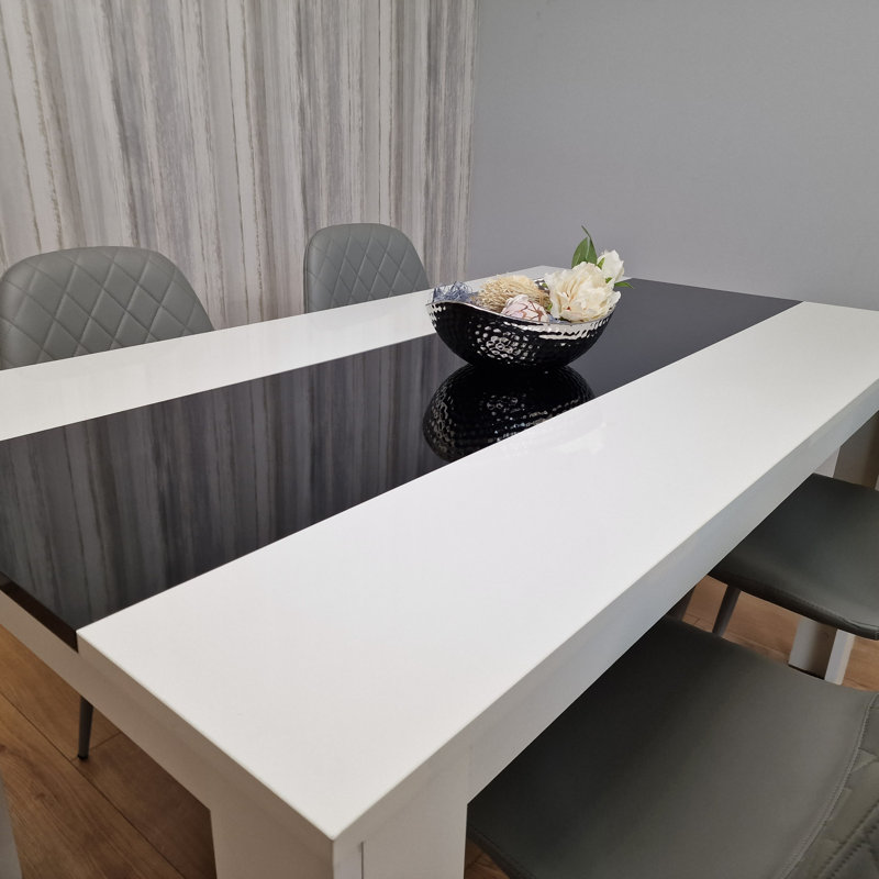 Besnard 4 - Person Dining Set, 75cm H x 140cm L x 80cm W