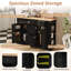 Buffet avec rangement, tiroirs spacieux et tablettes réglables pour une organisation moderne et polyvalente-129936644