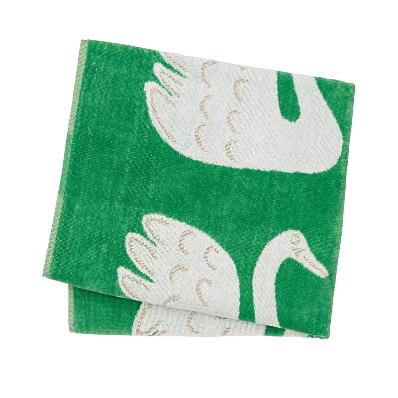 Swan Ultra Light Fingertip Towel, Mint Leaf