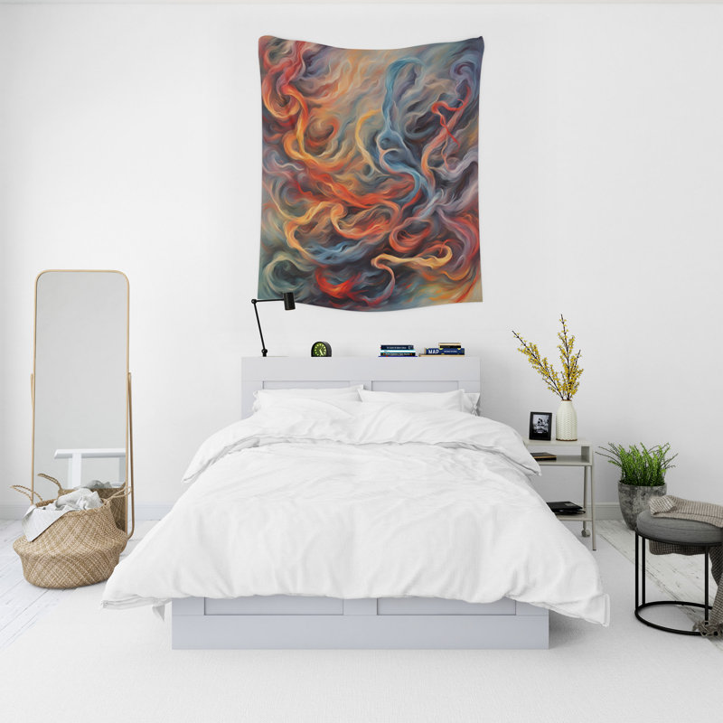 Tapisserie murale, H 60 po x l 51 po x P 0,5 po