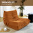 Bean bag Chair with button tufted back-1016822128