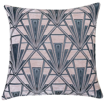 Geometric Pink Cushion