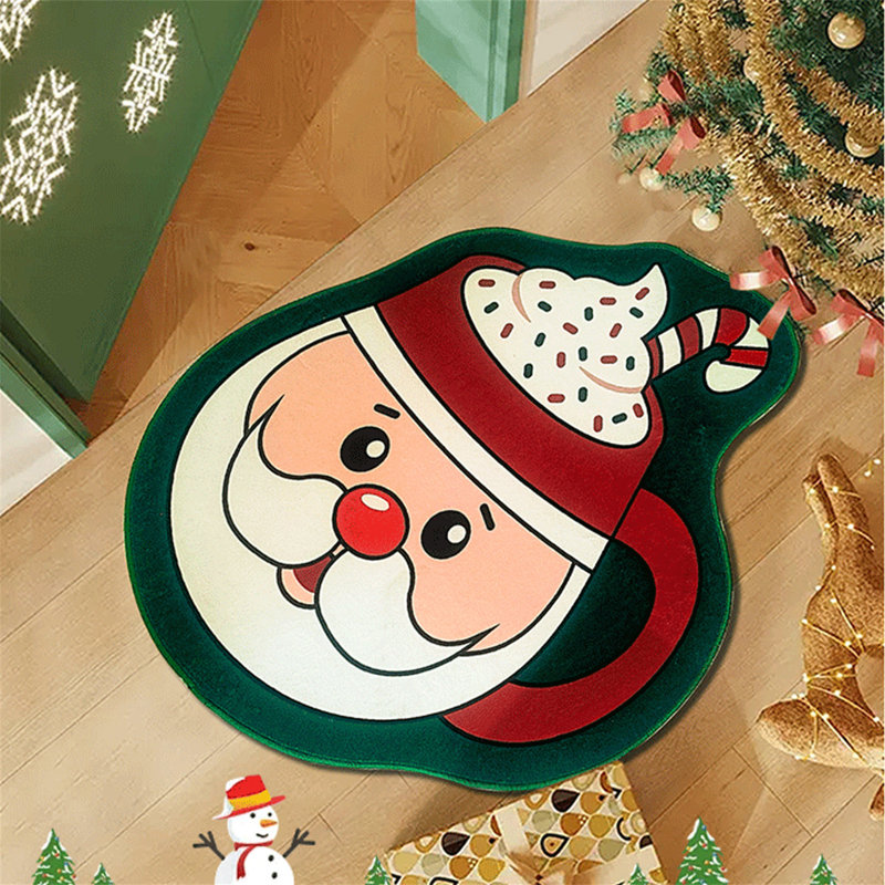 Tapis fantaisie Joyful Santa Claus