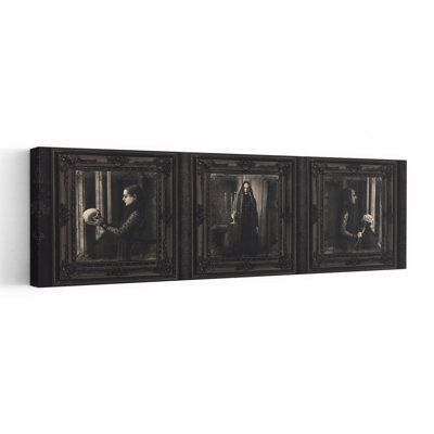 Art mural contemporain fleurs mortes